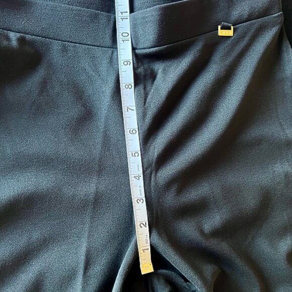 Anne Klein Wide Leg Pull On Black Dress Pants M - Picture 4 of 13